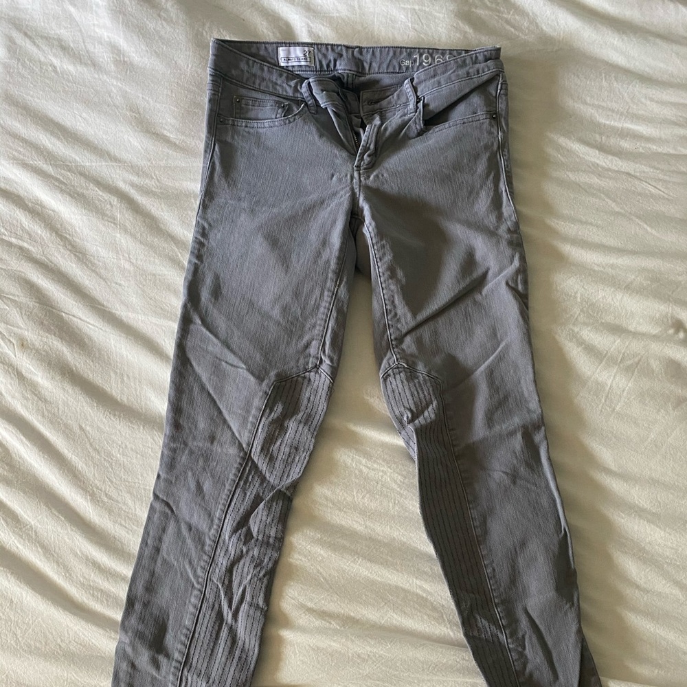 Grey Gap Detailed Jeans